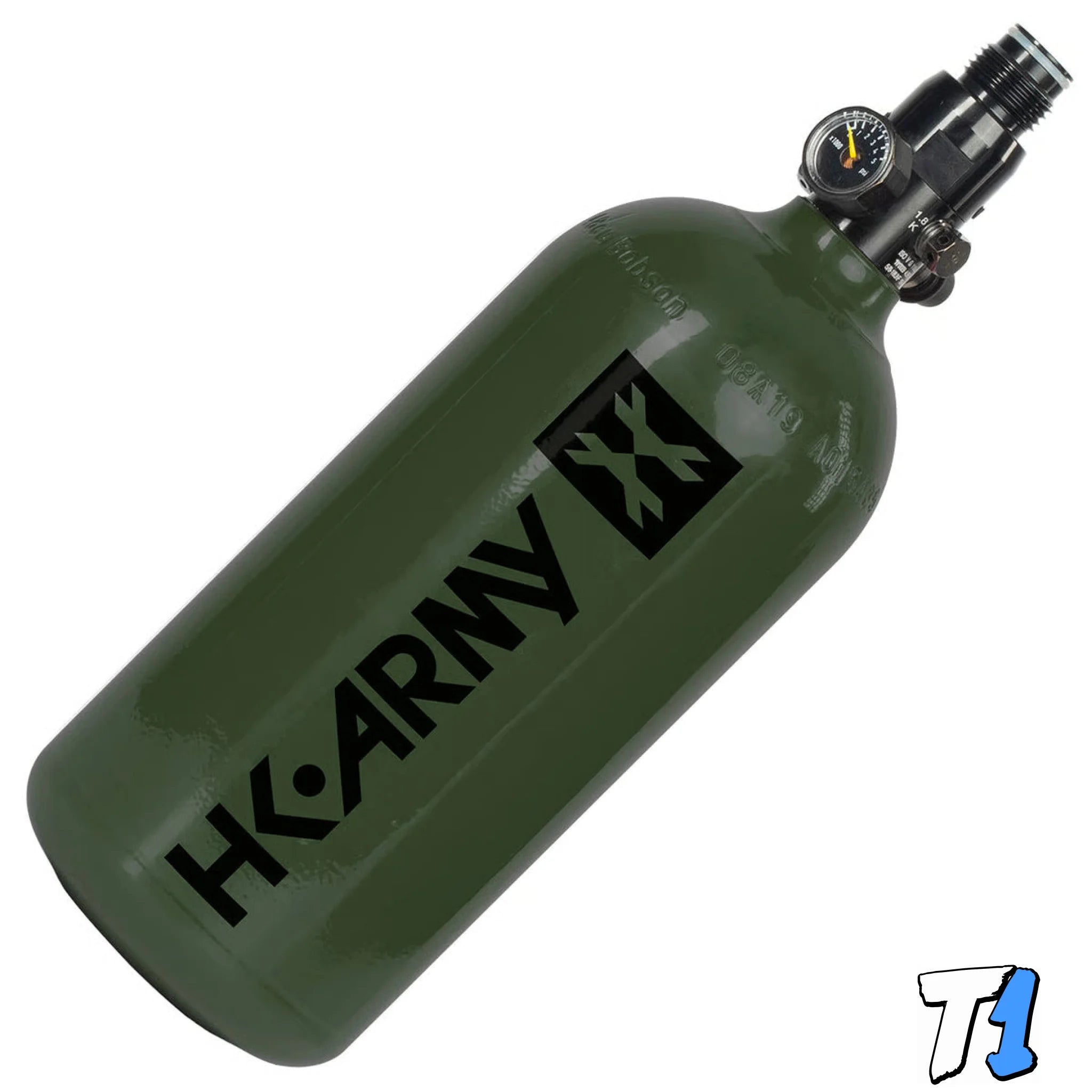 48/3000 Aluminum Tank w/ Regulator Olive