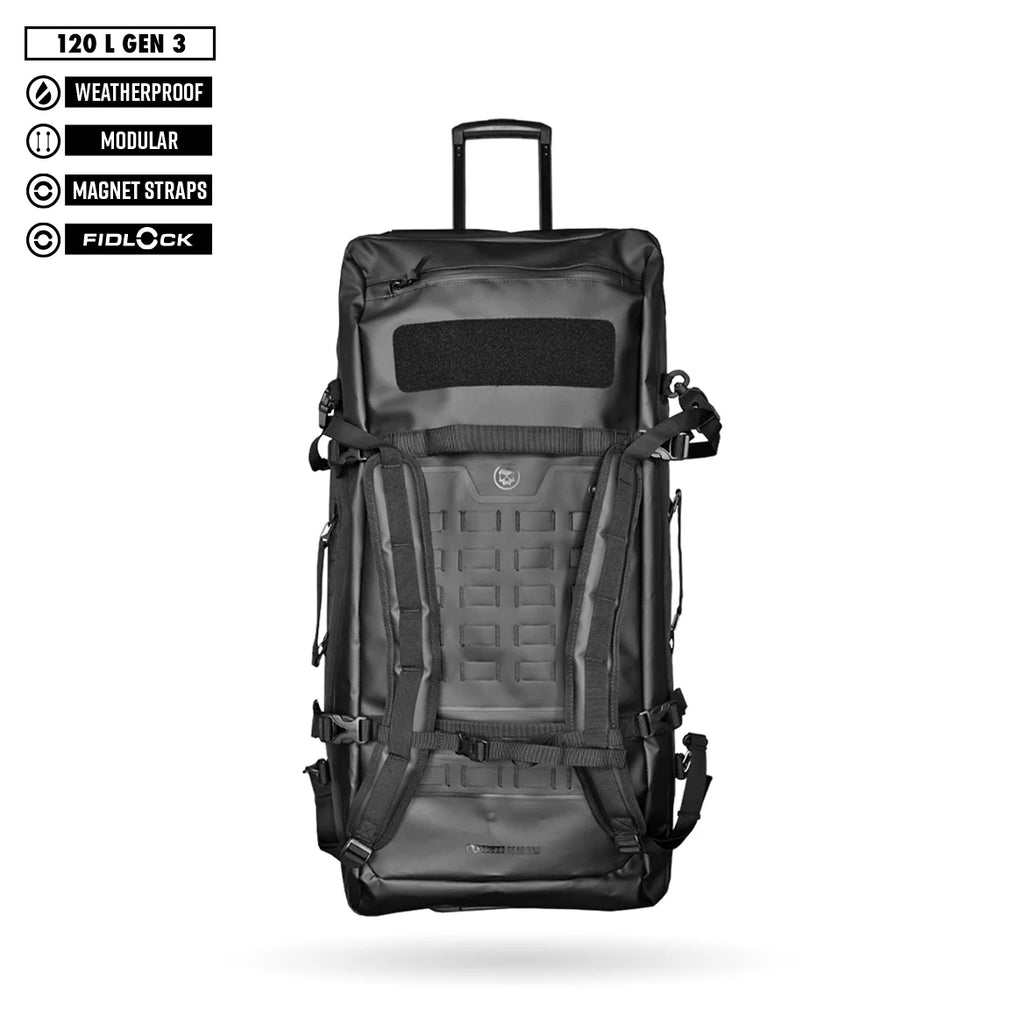FNDN® 120L MODULAR WEATHERPROOF ROLLING GEARBAG - XL (GEN 3)