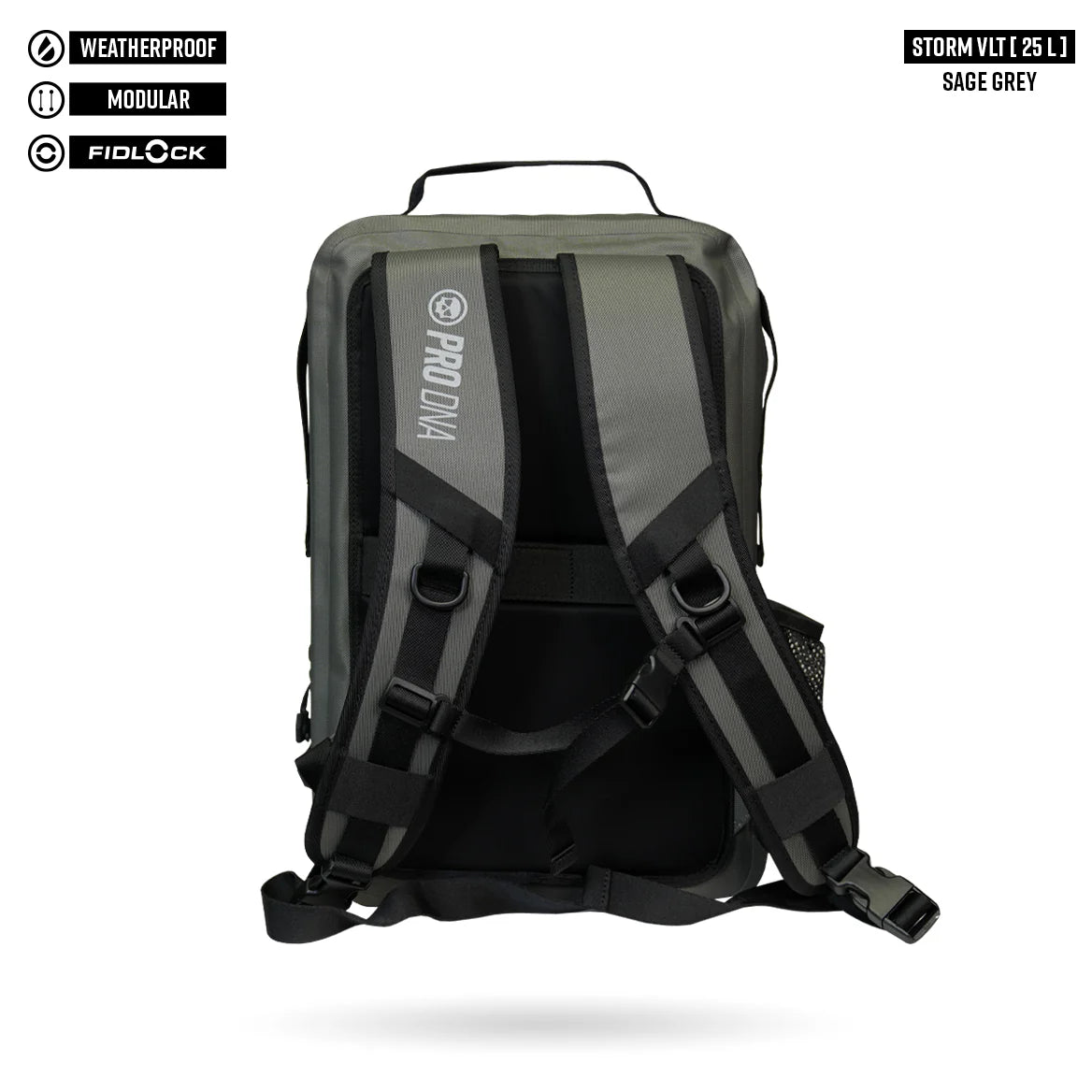 FNDN™ STORM VLT – MODULAR WEATHERPROOF BACKPACK - 25L Size Guide