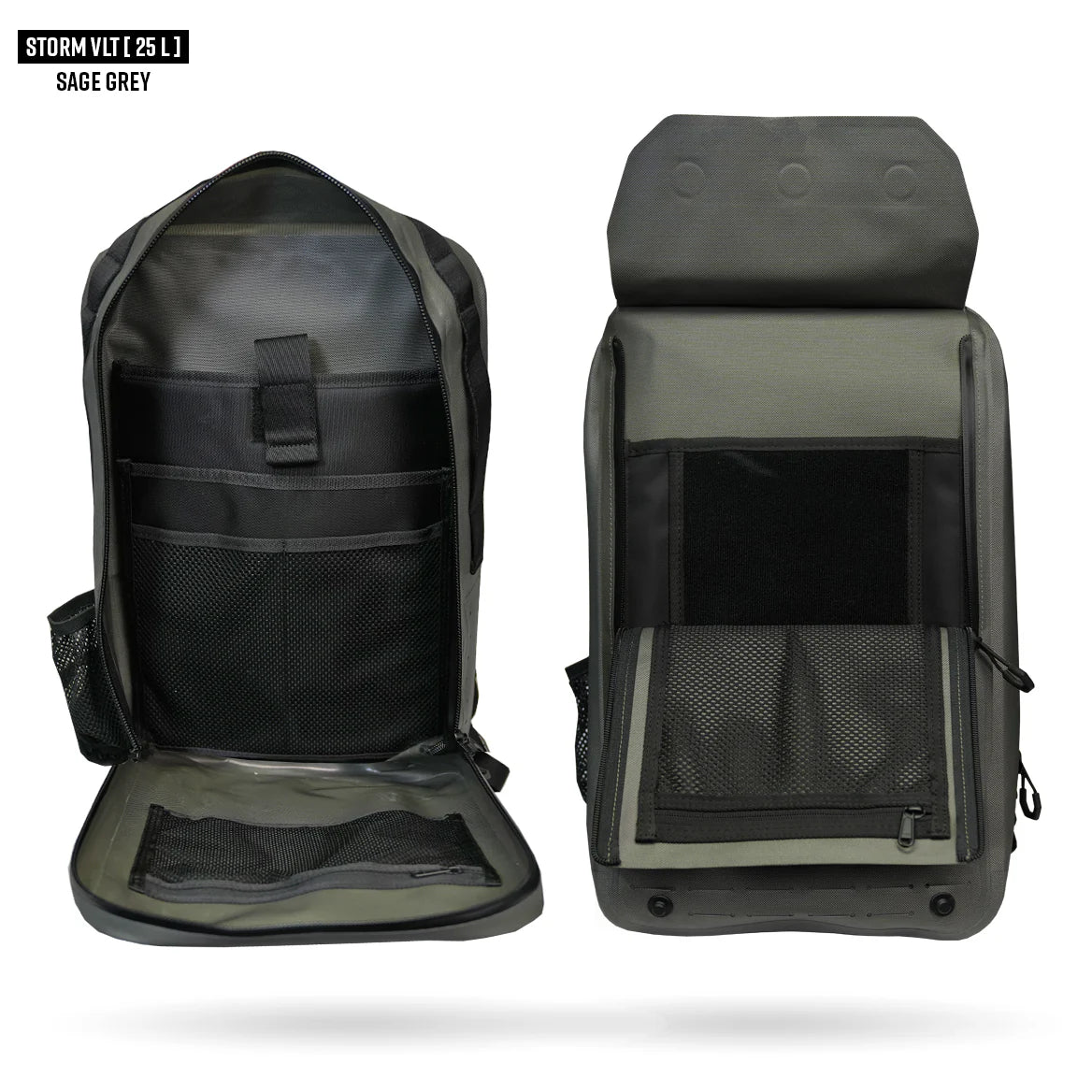 FNDN™ STORM VLT – MODULAR WEATHERPROOF BACKPACK - 25L Size Guide