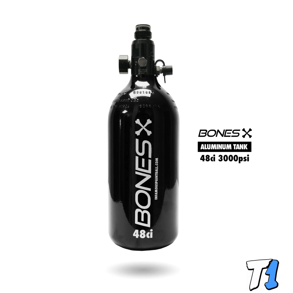 BONES 48ci / 3000psi Aluminum Compressed Air System - product photo 1