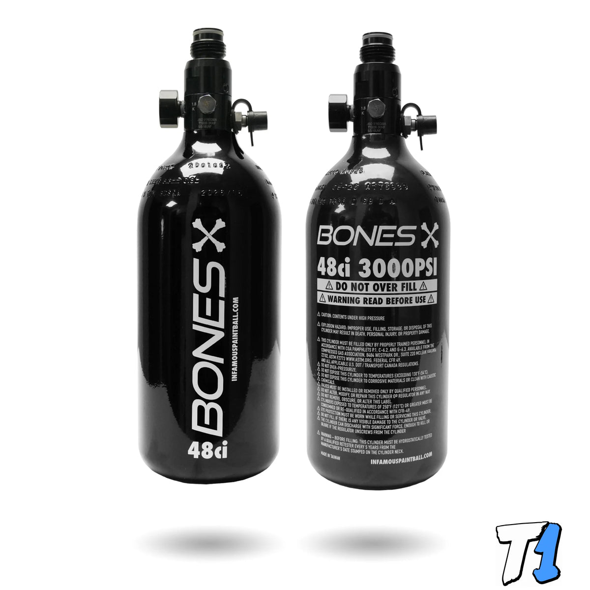 BONES 48ci / 3000psi Aluminum Compressed Air System - product photo 2