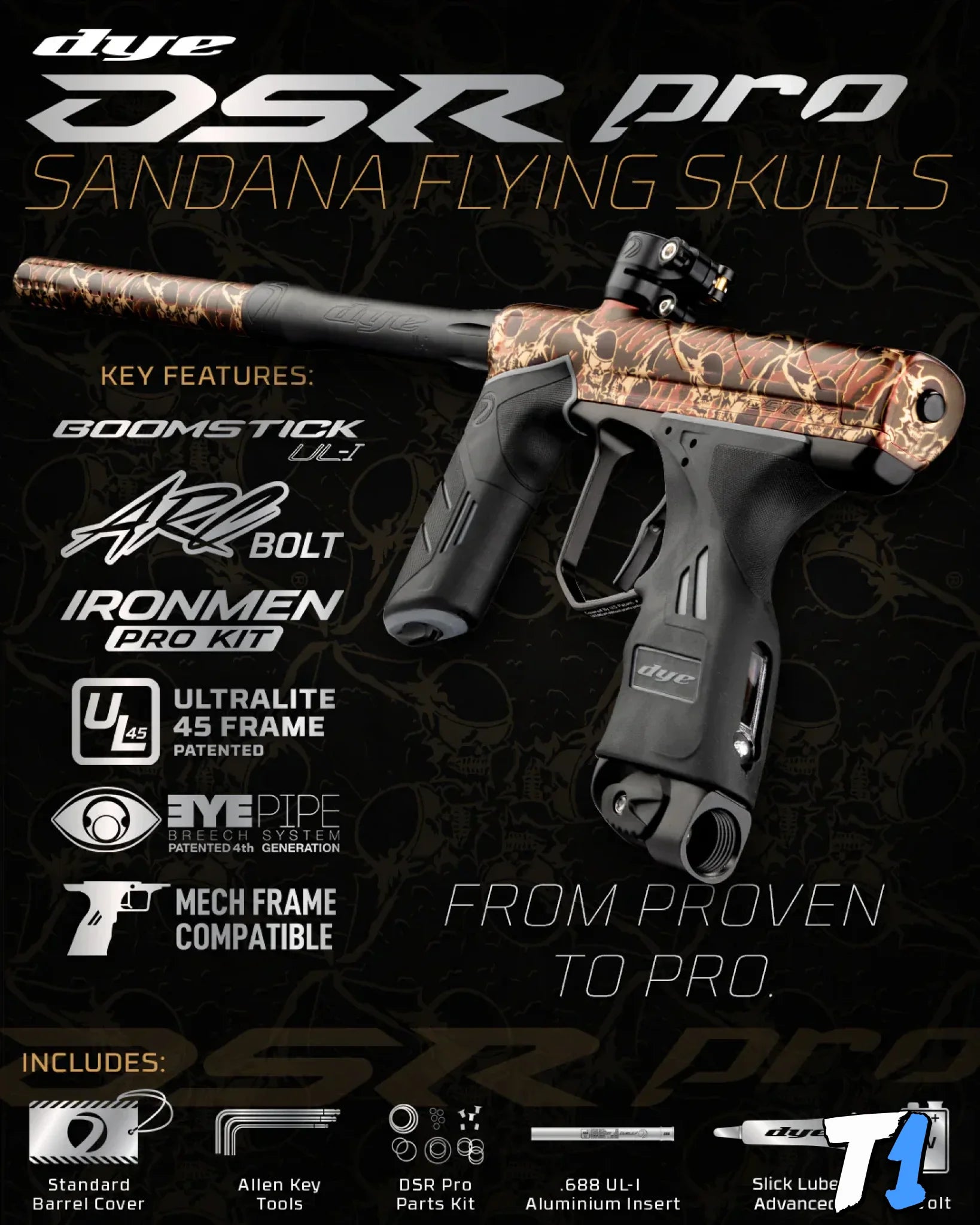 DSR PRO PGA SANDANA SKULL - CAMO