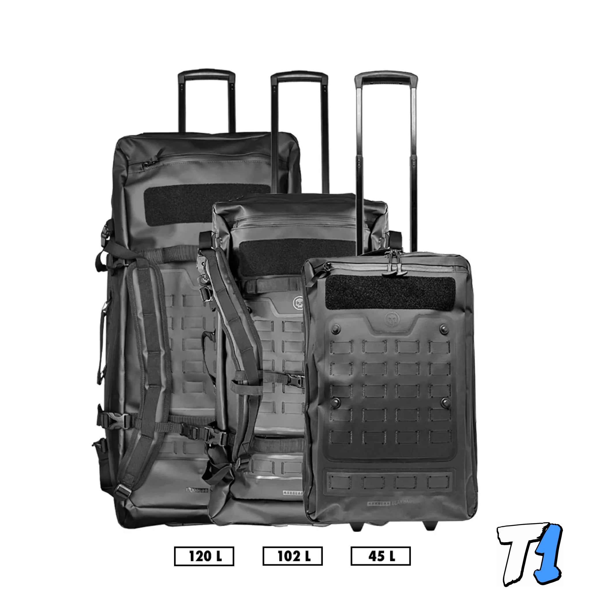 FNDN® 120L MODULAR WEATHERPROOF ROLLING GEARBAG - XL (GEN 3)