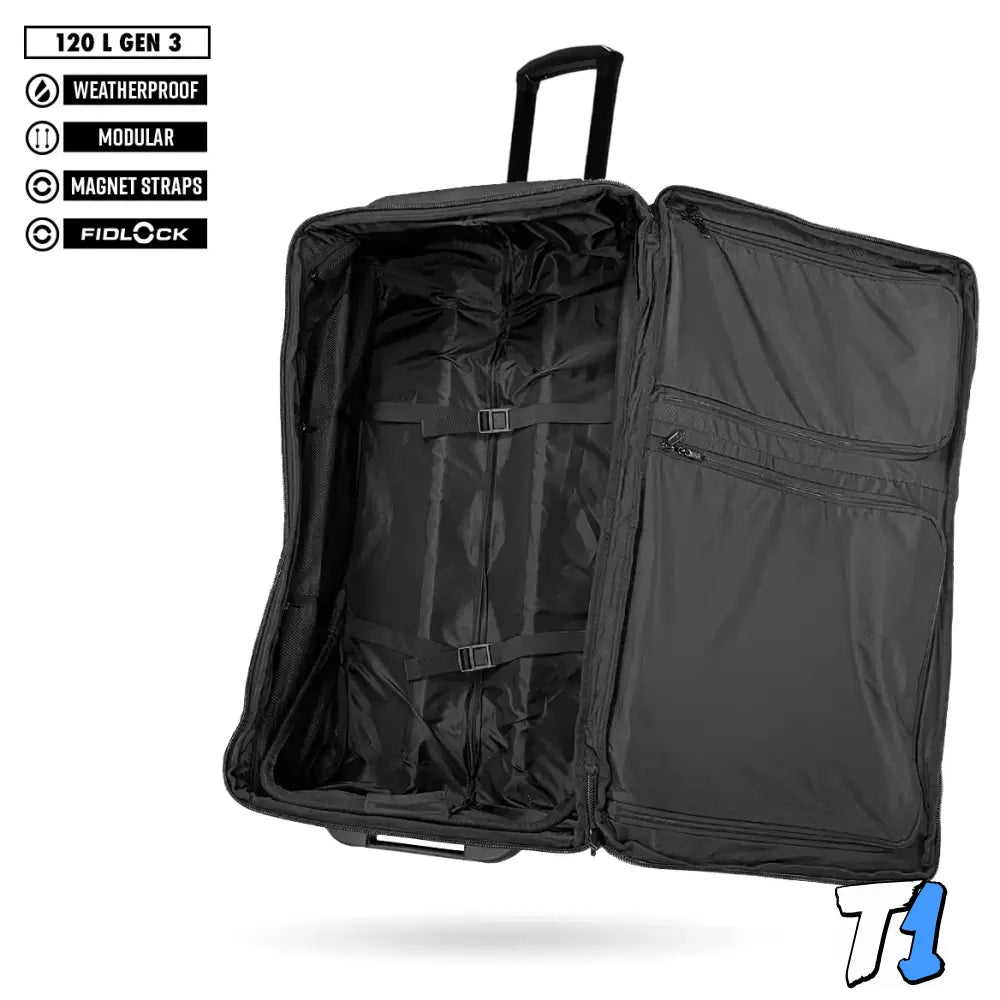 FNDN® 120L MODULAR WEATHERPROOF ROLLING GEARBAG - XL (GEN 3)