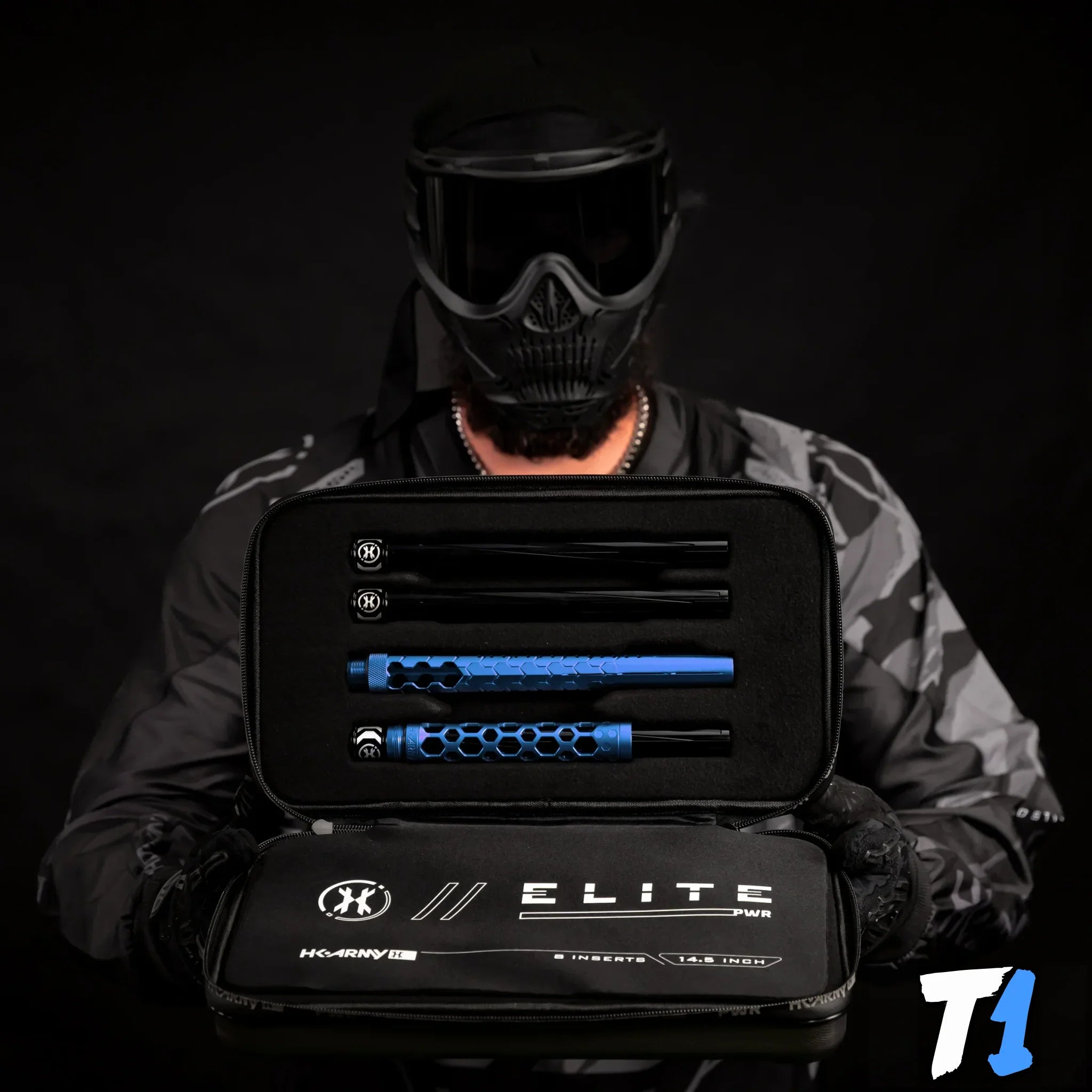 Hex PWR Barrel Kit - Blue - Black Inserts