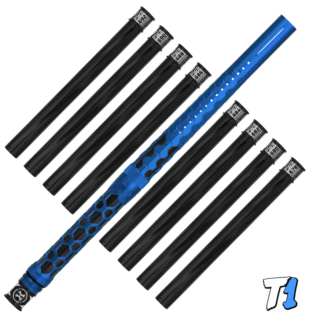 Hex PWR Barrel Kit - Blue - Black Inserts