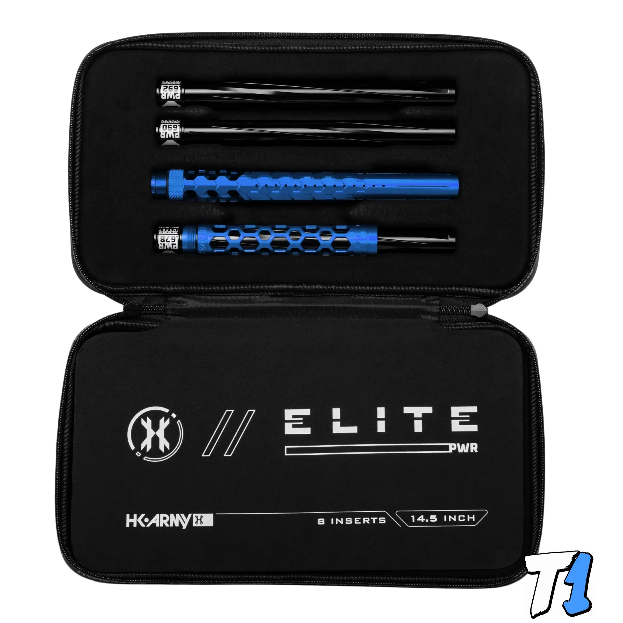 Hex PWR Barrel Kit - Blue - Black Inserts