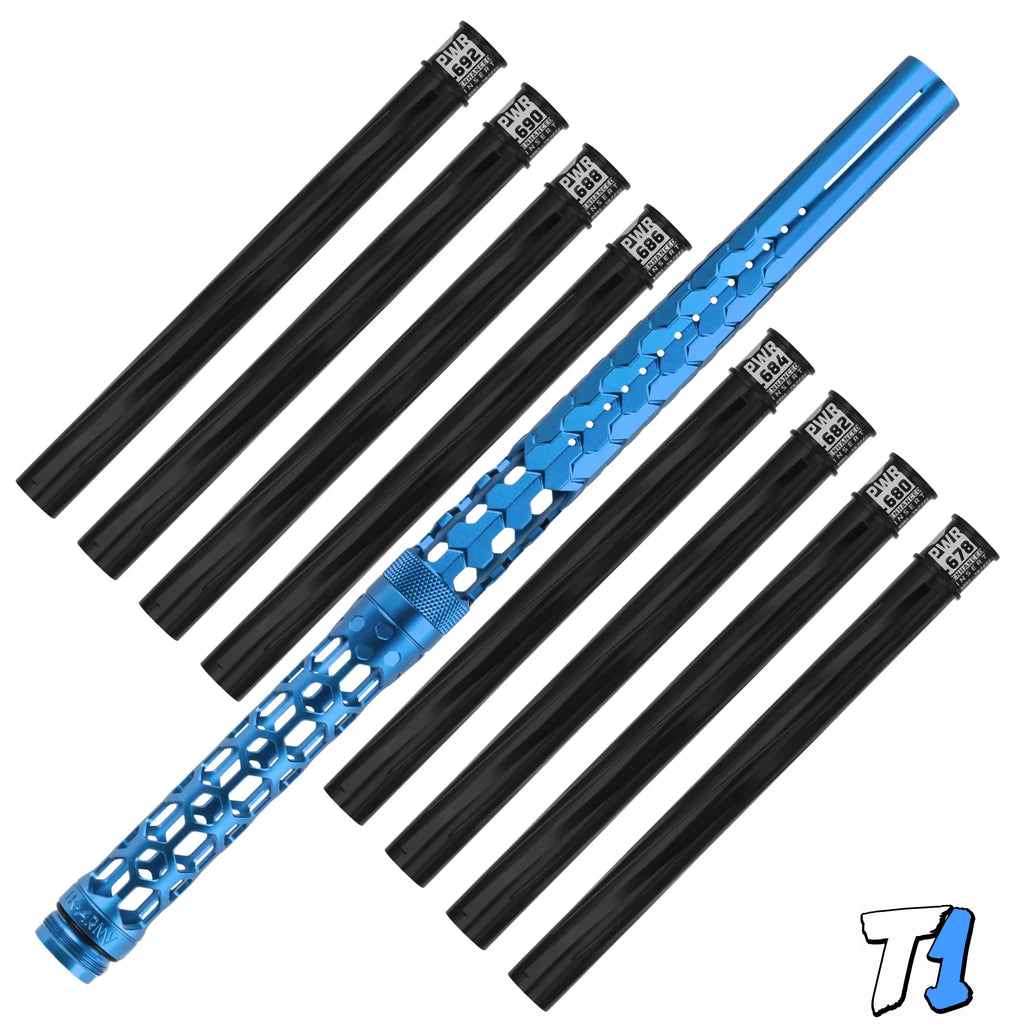 Hex PWR Barrel Kit - Blue - Black Inserts