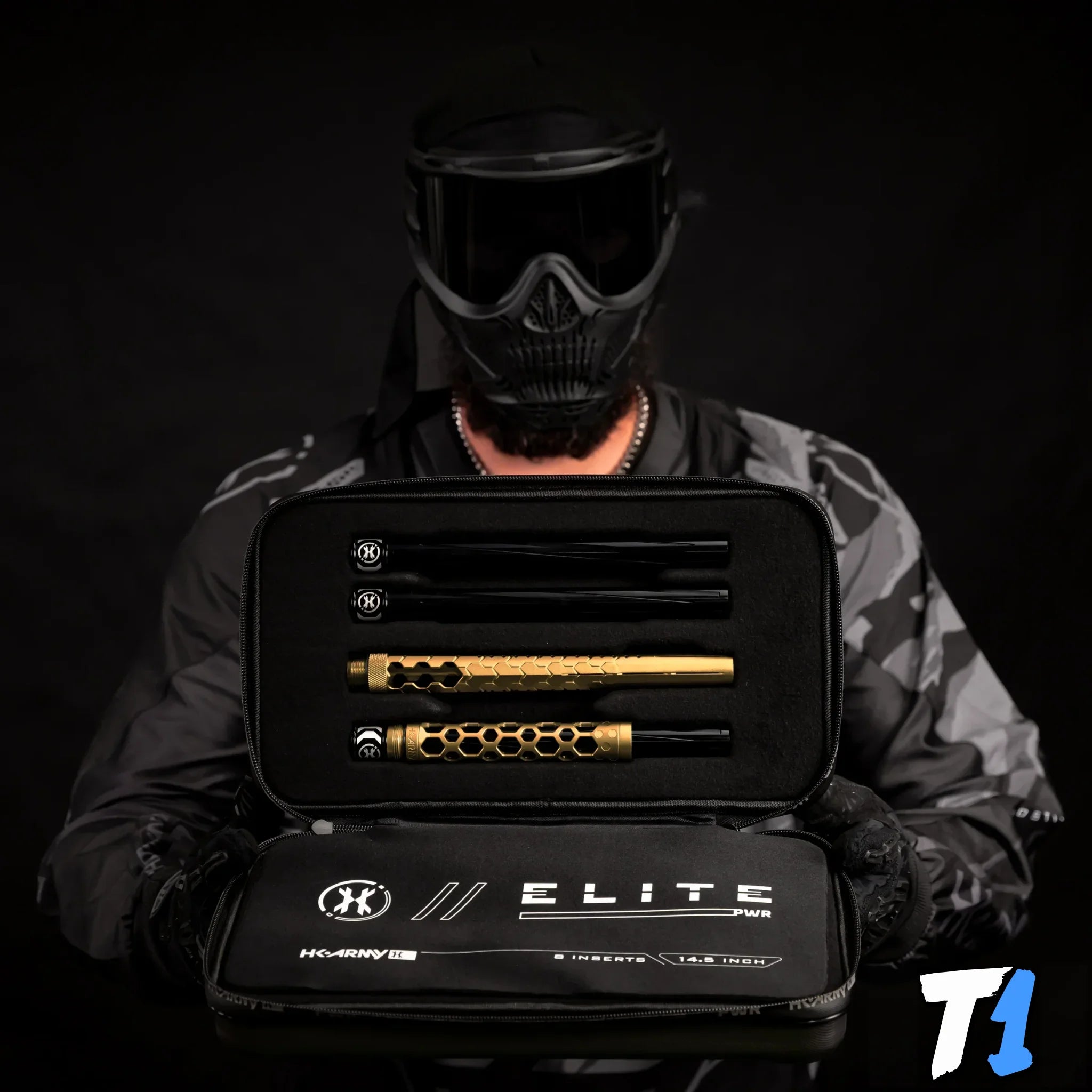 Hex PWR Barrel Kit - Gold - Black Inserts