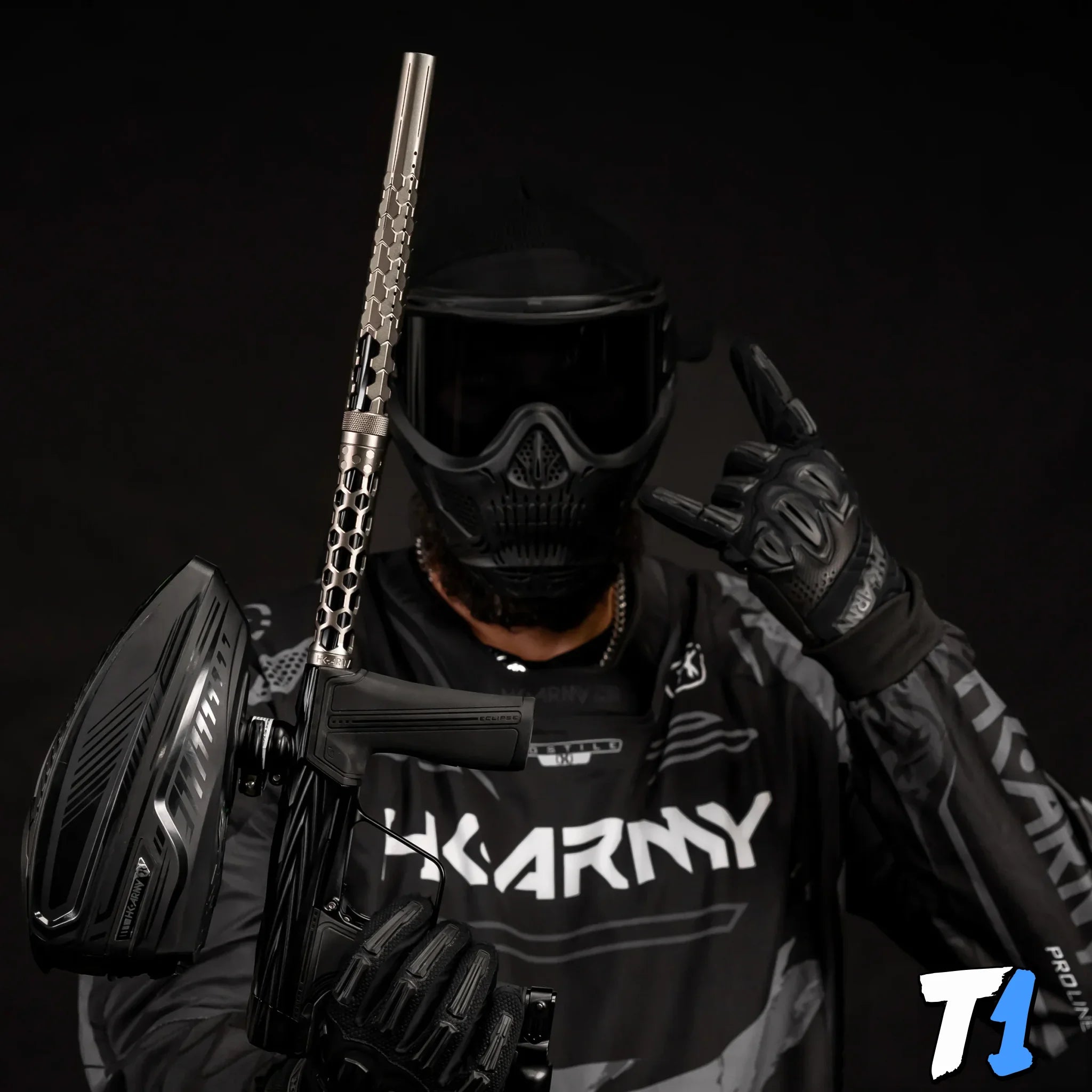 Hex PWR Barrel Kit - Graphite - Black Inserts