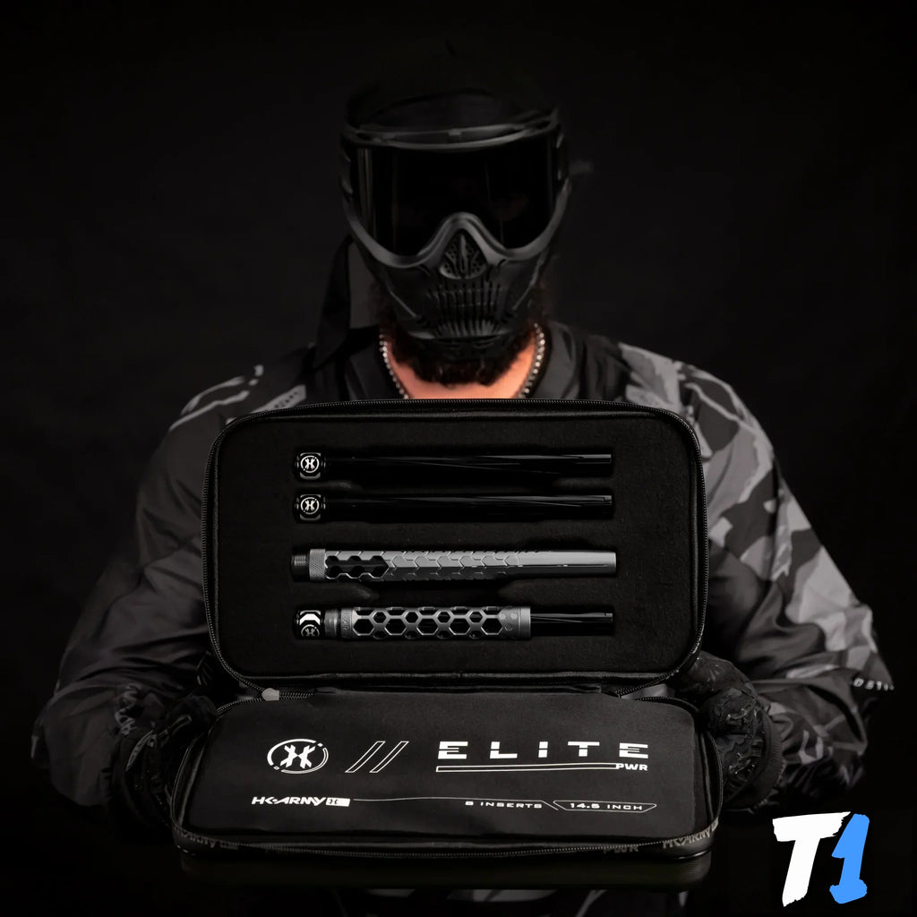 Hex PWR Barrel Kit - Graphite - Black Inserts