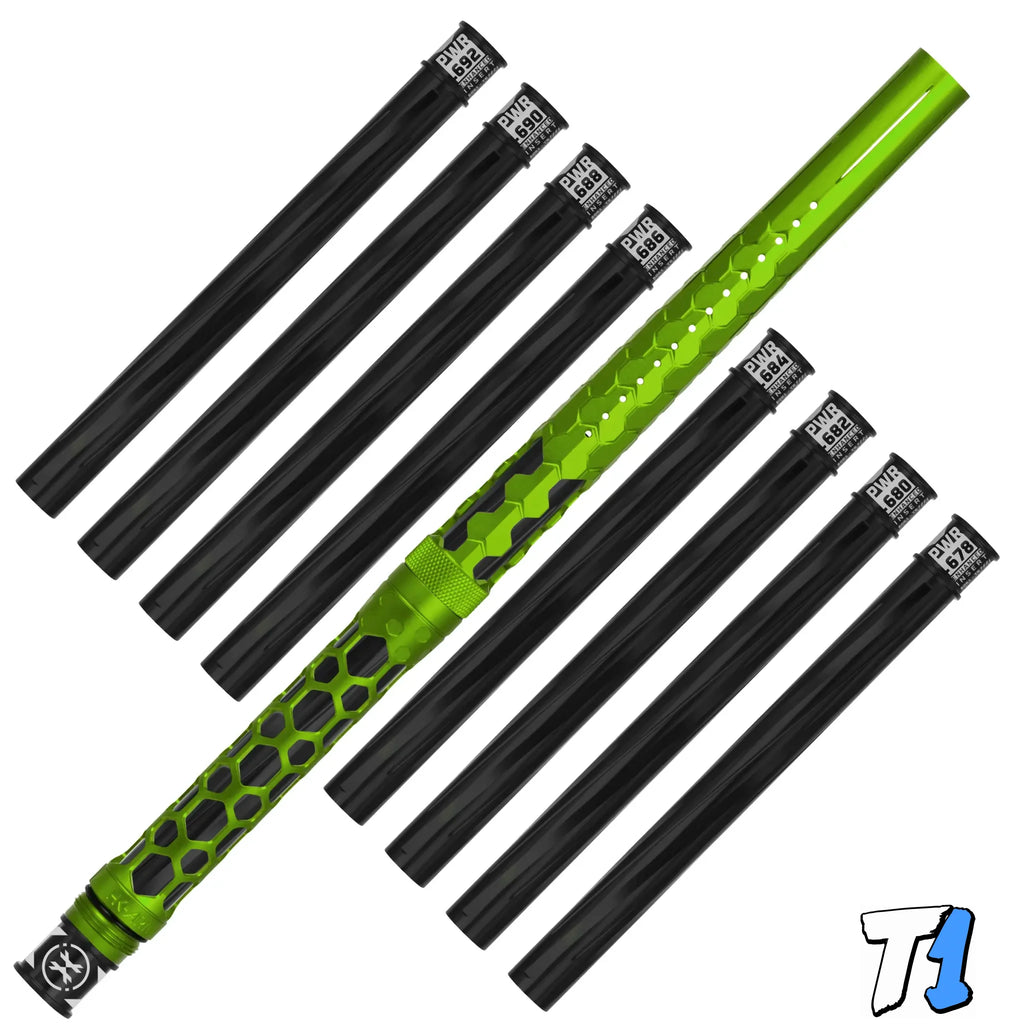 Hex PWR Barrel Kit - Lime - Black Inserts