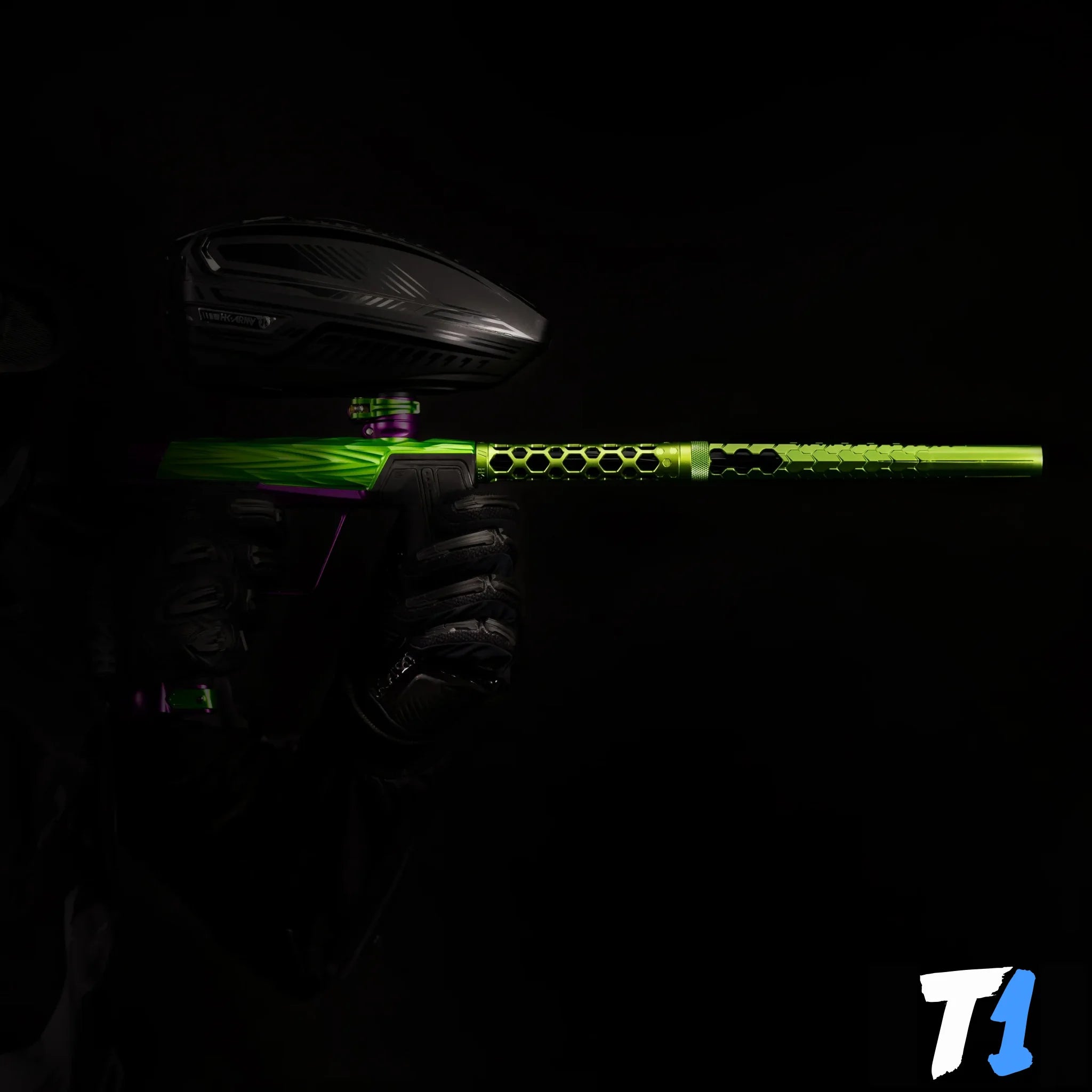 Hex PWR Barrel Kit - Lime - Black Inserts