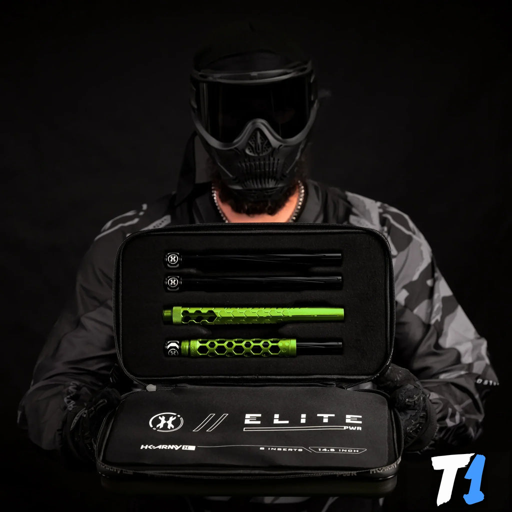 Hex PWR Barrel Kit - Lime - Black Inserts