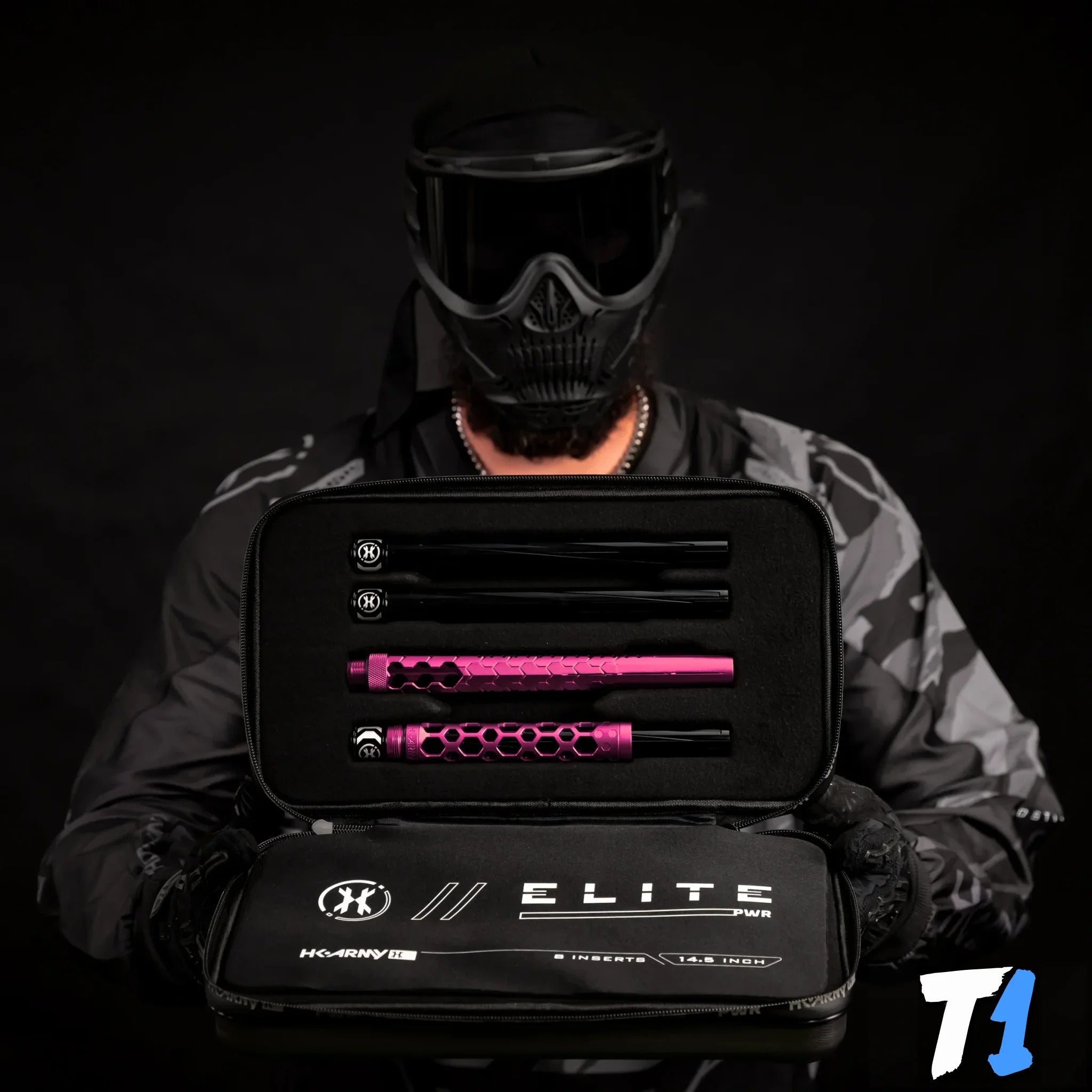 Hex PWR Barrel Kit - Pink - Black Inserts