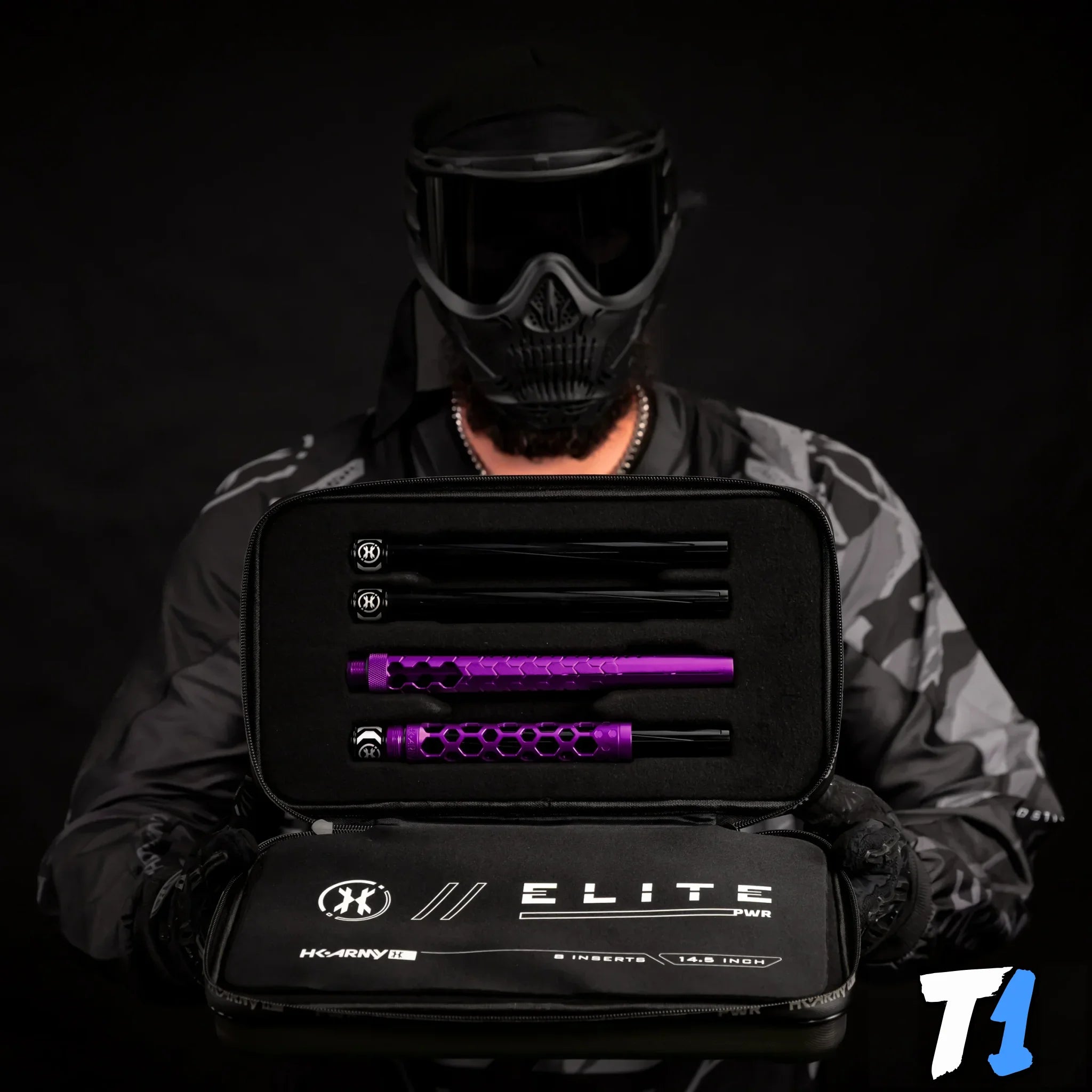 Hex PWR Barrel Kit - Purple - Black Inserts