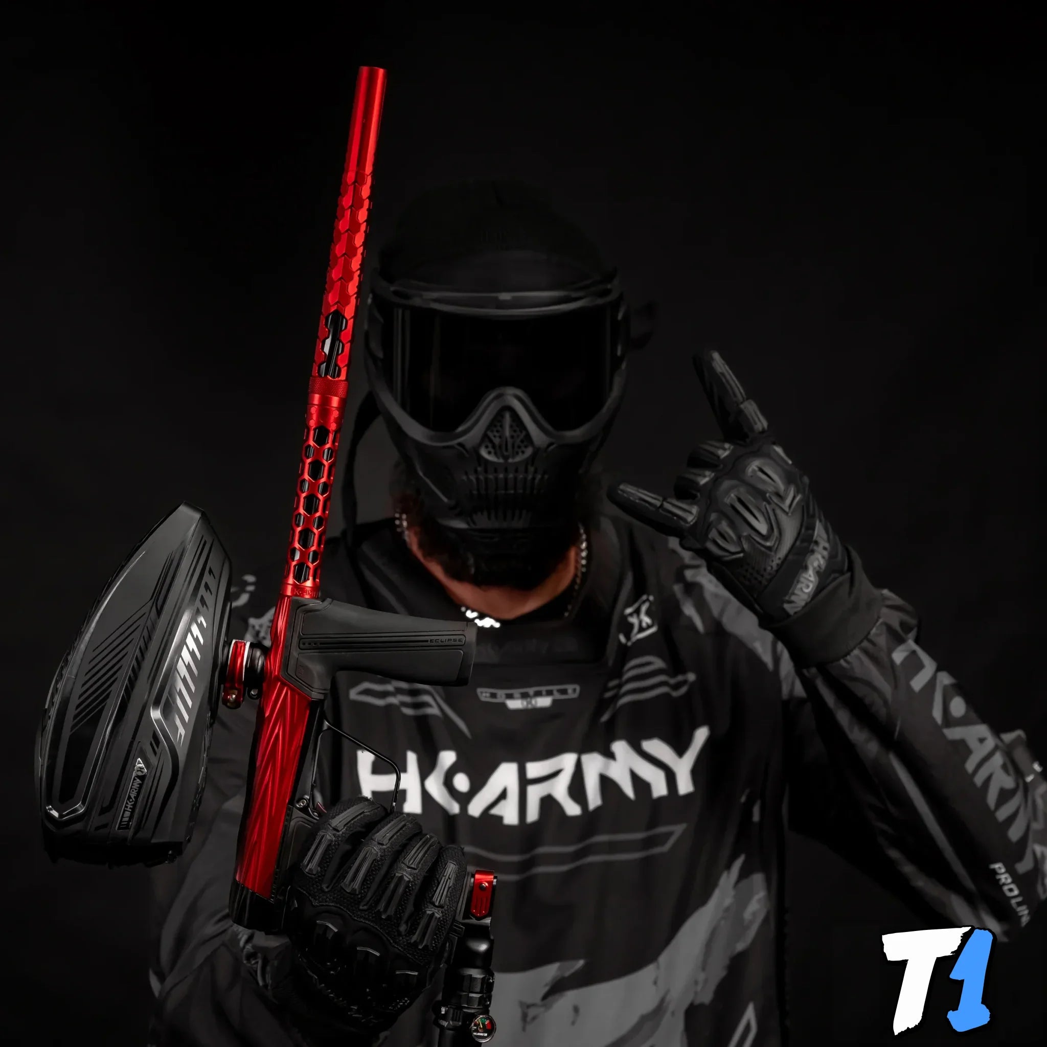 Hex PWR Barrel Kit - Red - Black Inserts