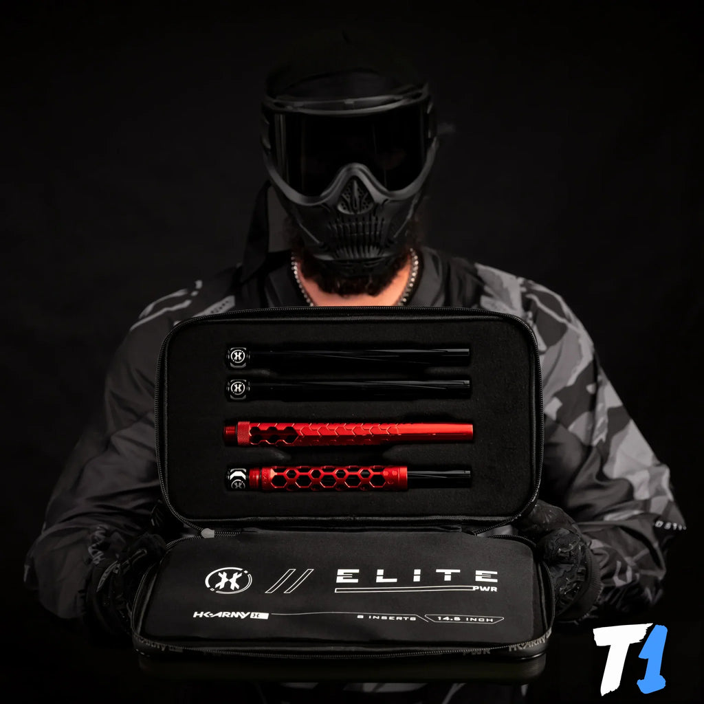 Hex PWR Barrel Kit - Red - Black Inserts