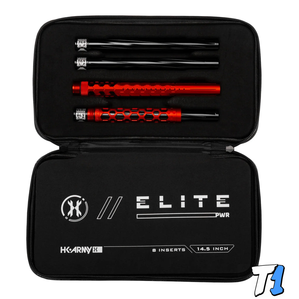 Hex PWR Barrel Kit - Red - Black Inserts