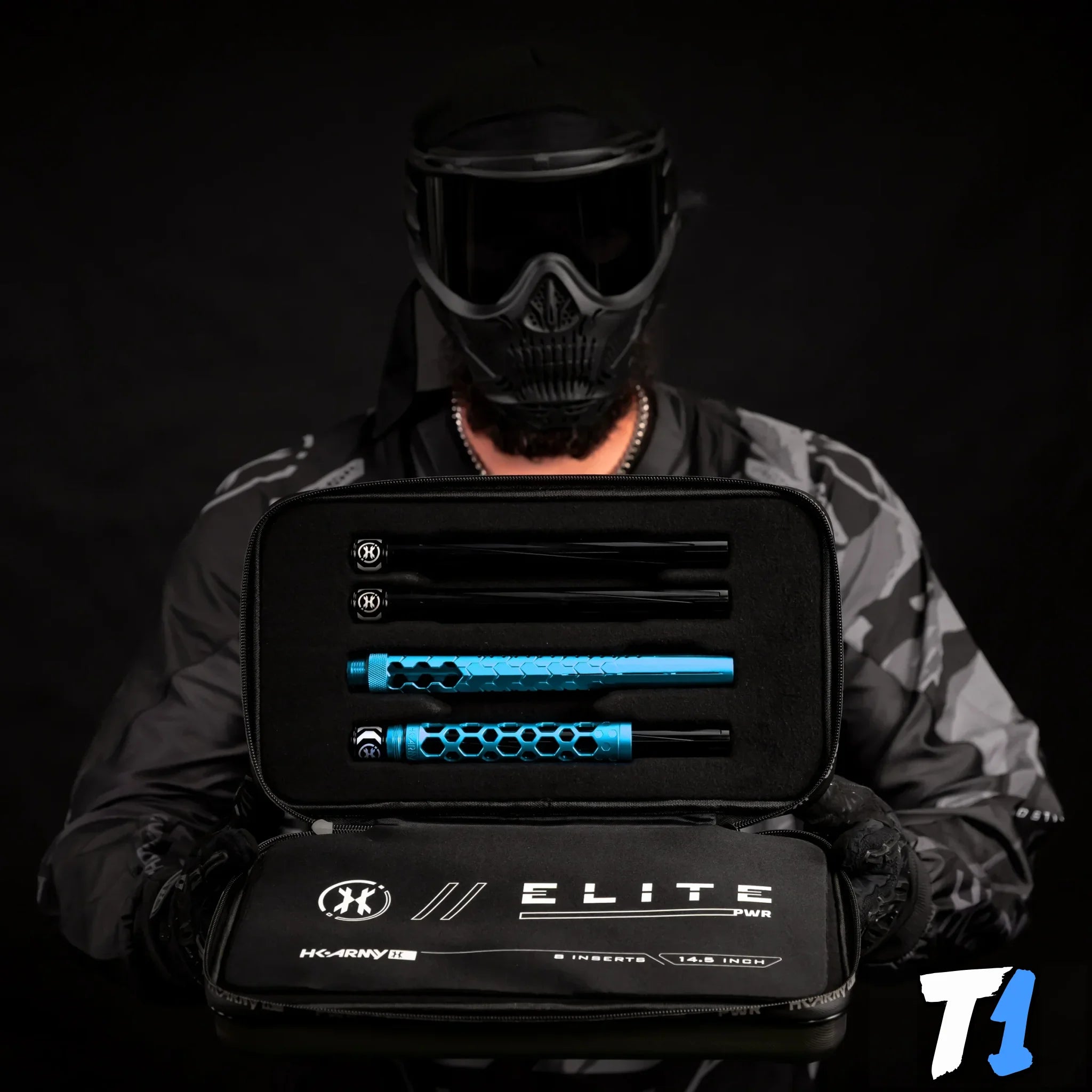 Hex PWR Barrel Kit - Teal - Black Inserts