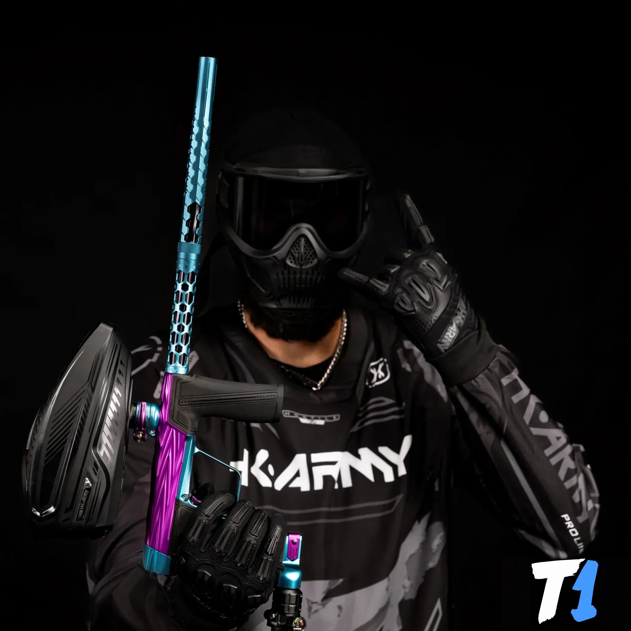 Hex PWR Barrel Kit - Teal - Black Inserts