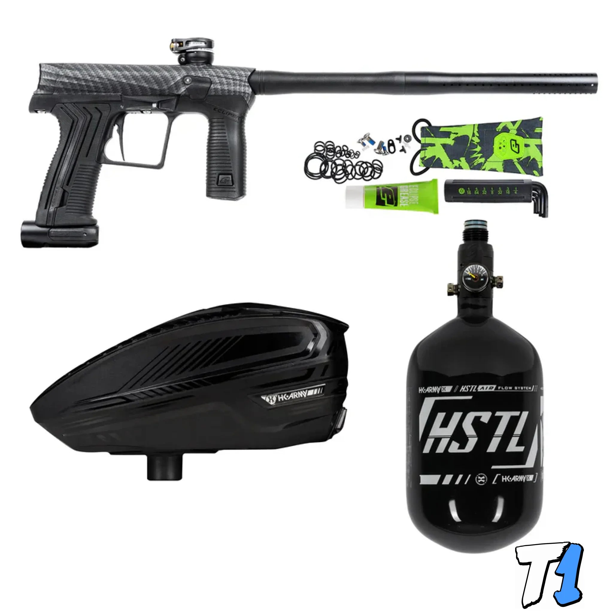 HK ETHA3 Package ’Carbon Fiber’ with TFX3 Loader and HSTL® 68ci/4500 Tank