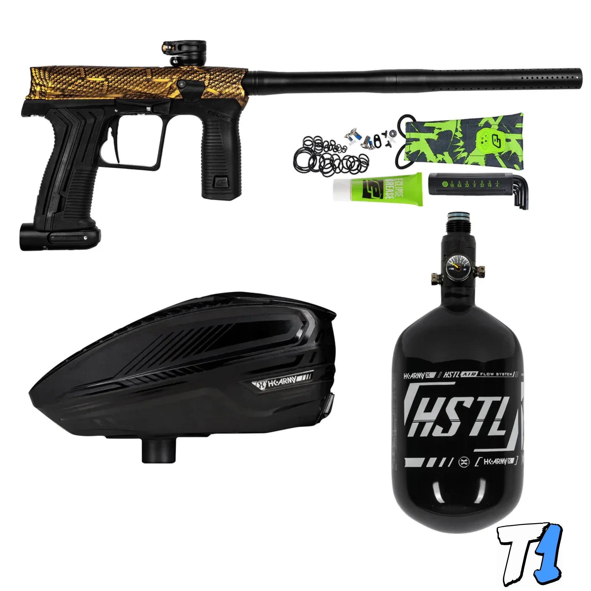 HK ETHA3 Package ’Machine Gold’ with TFX3 Loader and HSTL® 68ci/4500 Tank