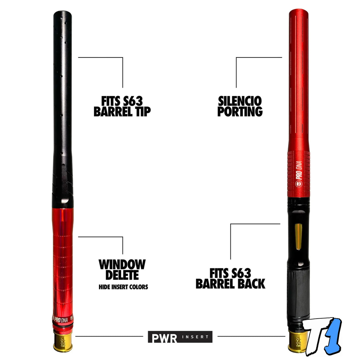 Infamous Silencio Power Grip Barrel Tip - S63/PWR - product photo 2