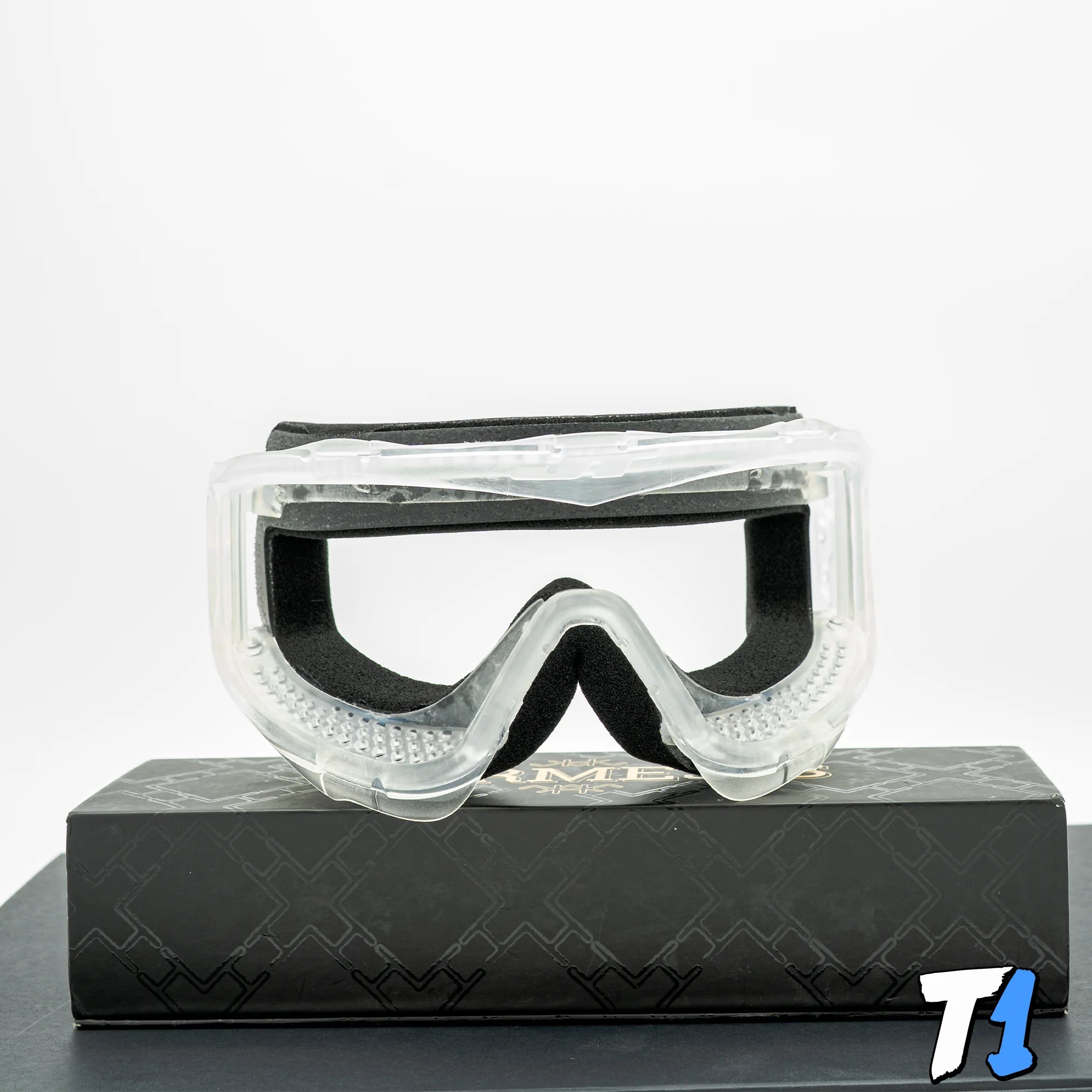 JT Flex 7/Flex 8/ProFlex/Spectra Goggle Mask Frame (No Lens) - Ice Series Clear