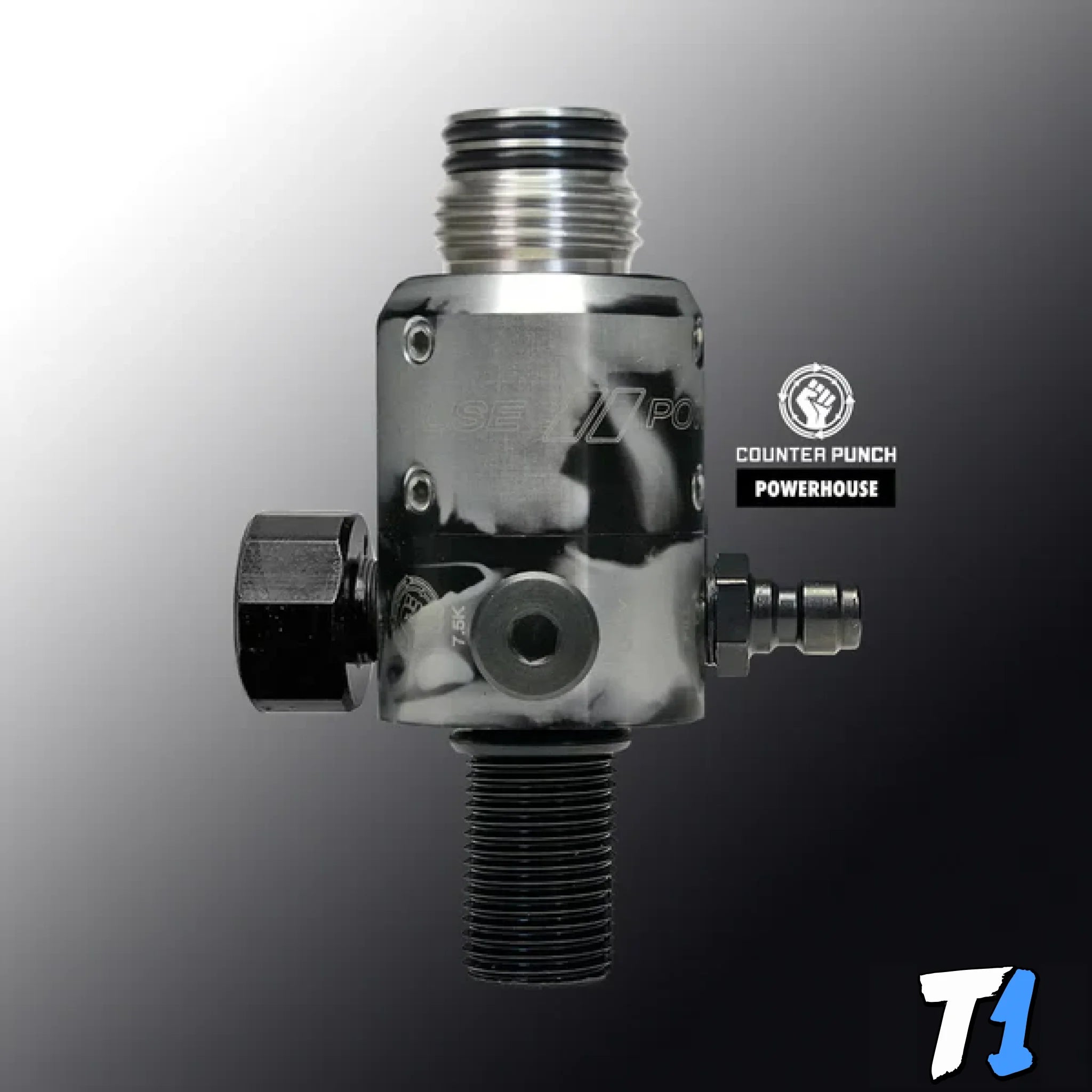 POWERHOUSE COUNTERPUNCH REGULATOR - ACID WASH Black/Silver Acid