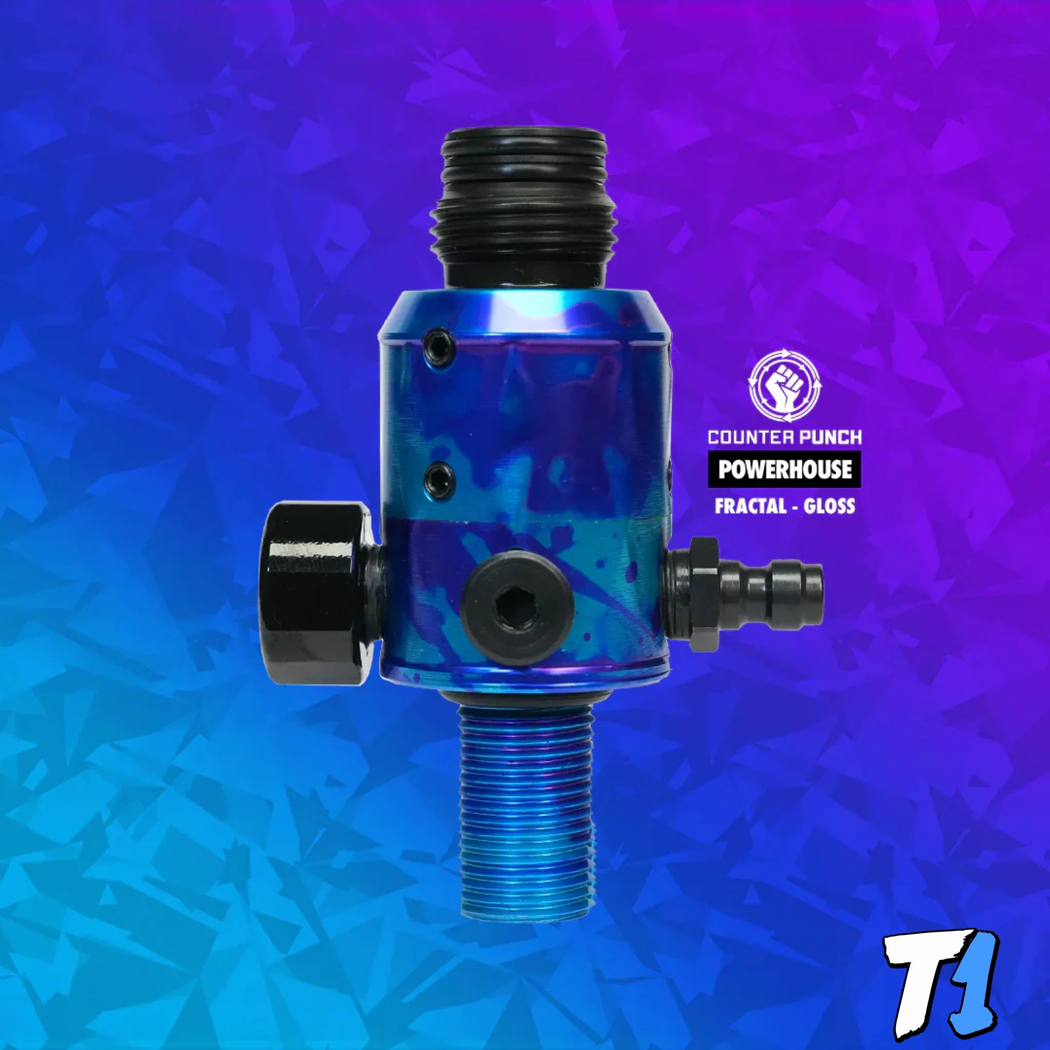 POWERHOUSE COUNTERPUNCH REGULATOR - LE FRACTAL Blue / Purple Acid