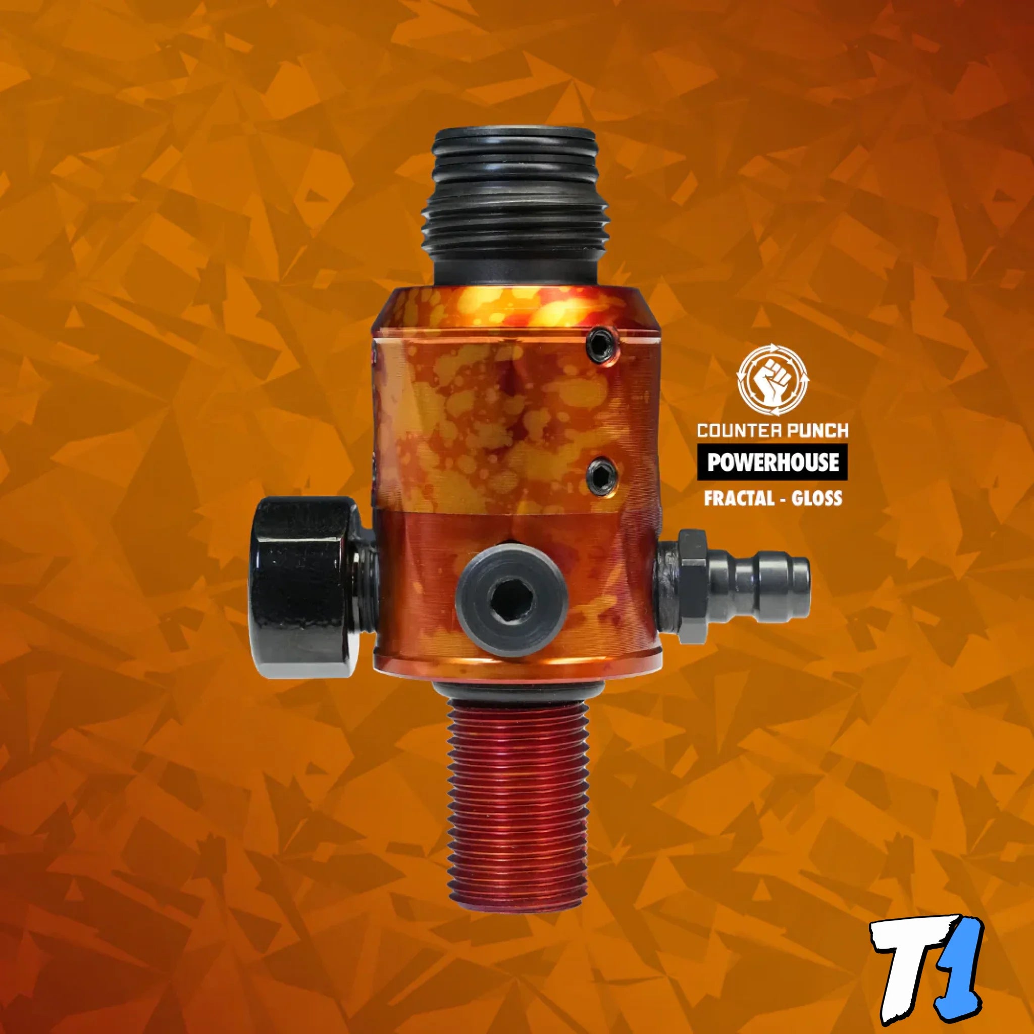 POWERHOUSE COUNTERPUNCH REGULATOR - LE FRACTAL Orange / Red Acid