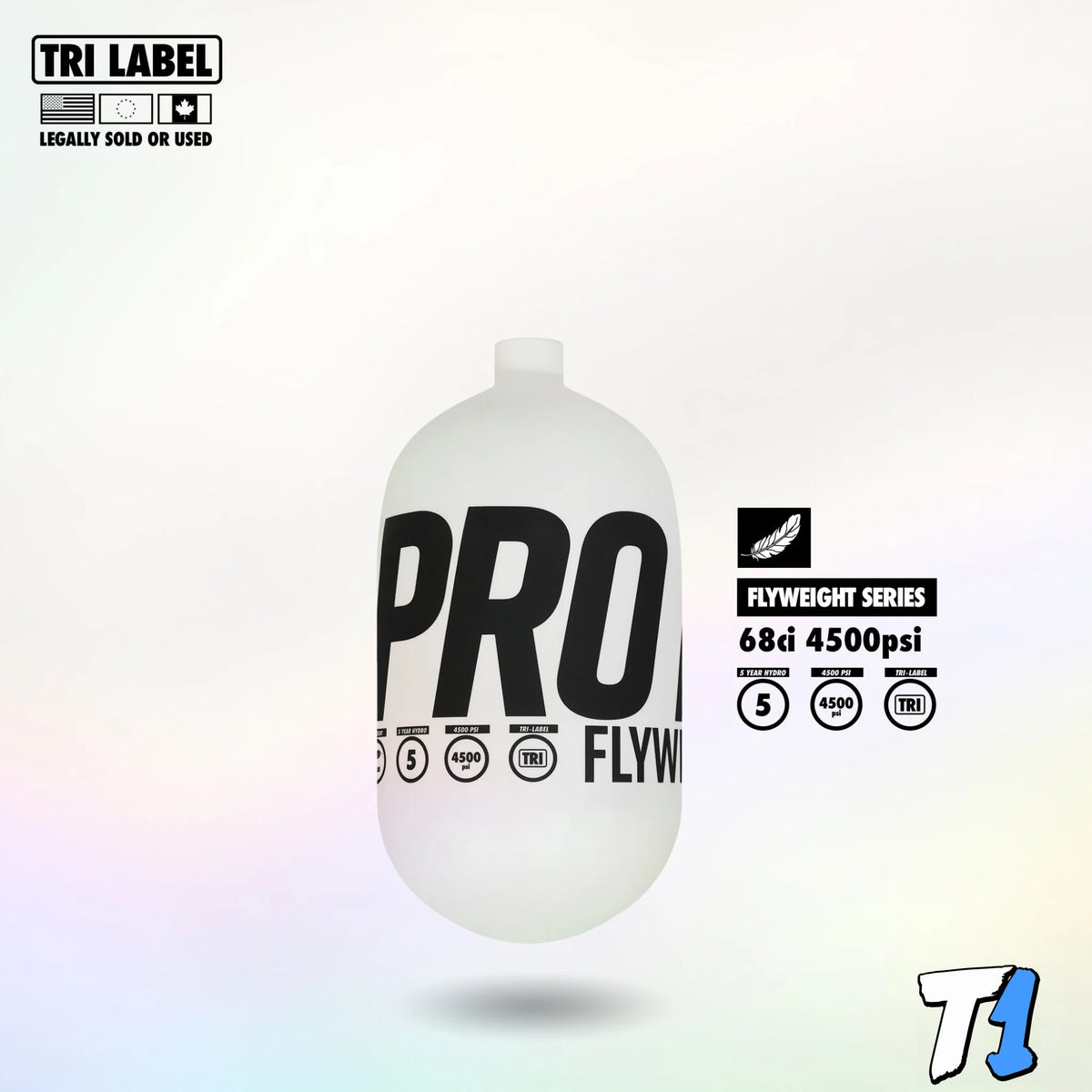 PRO DNA Flyweight Tank 68ci - Pearl / Black - product photo 1