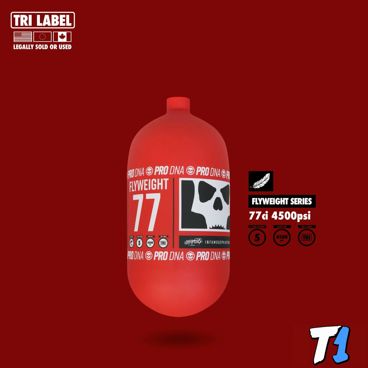 PRO DNA Flyweight Tank 77ci - RC Skull - product photo 2